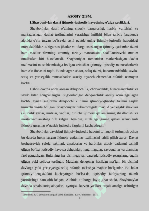 Shayboniylar davrida ijtimoiy iqtisodiy hayot mavzusini o’qitishda grafik organayzerlardan foydalanish 5