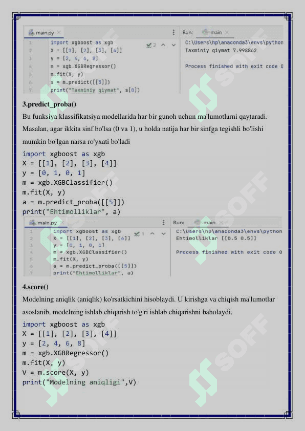 Pythonda XGBoost   Gradient boosting algoritmi bilan ishlash 7