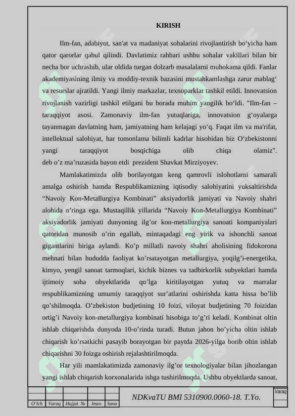 Kon sanoati mahsulotlarini qayta ishlashda manometrlarni qo‘llanishini o‘rganish 2
