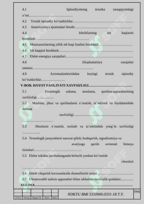 O‘lchash vositalarining metrologik xarakteristikalari va o‘lchashlarning bajarilish metodikasi 2