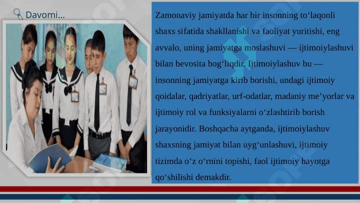 Ijtimoiylashuv ijtimoiy pedagogik jarayon 6