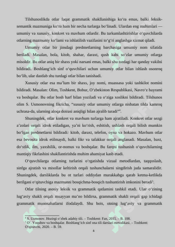 kurs ishisi Boshlang‘ich sinflarda ot mavzusi o‘rgatish metodikasi (2) 6