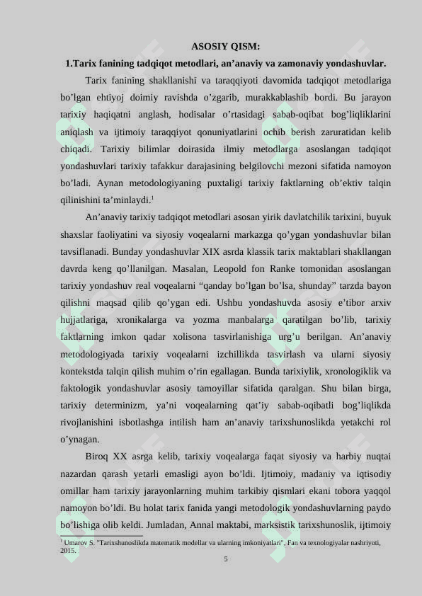 Tarix fanidagi aniq va matematik usullarning muhimligi 5