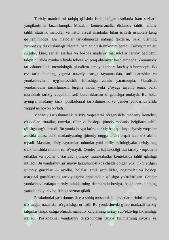 Tarix fanidagi aniq va matematik usullarning muhimligi 7