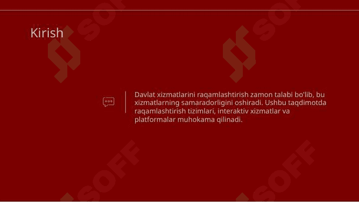 Davlat xizmatlarini raqamlashtirish vositalari 2