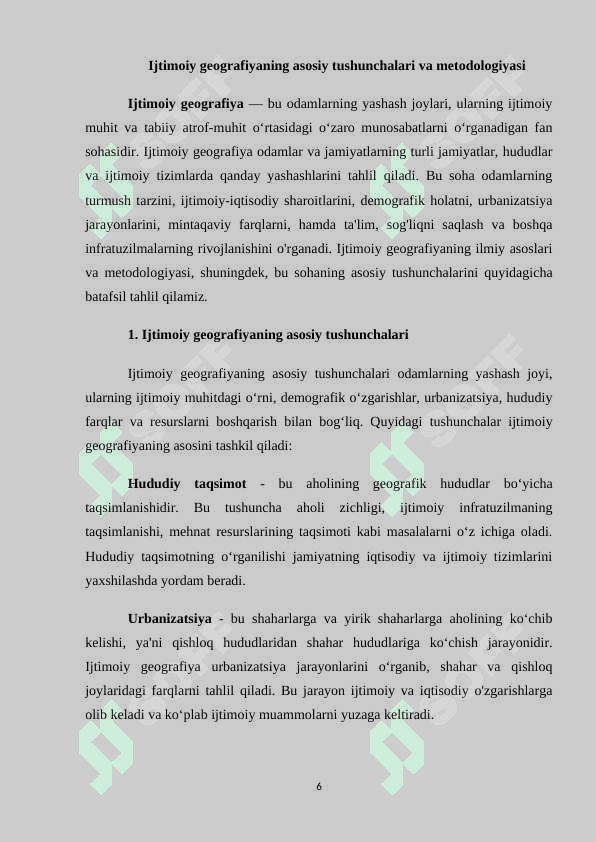 O’zbekistonda iqtisodiy va ijtimoiy geografiya rivojlanishi 6