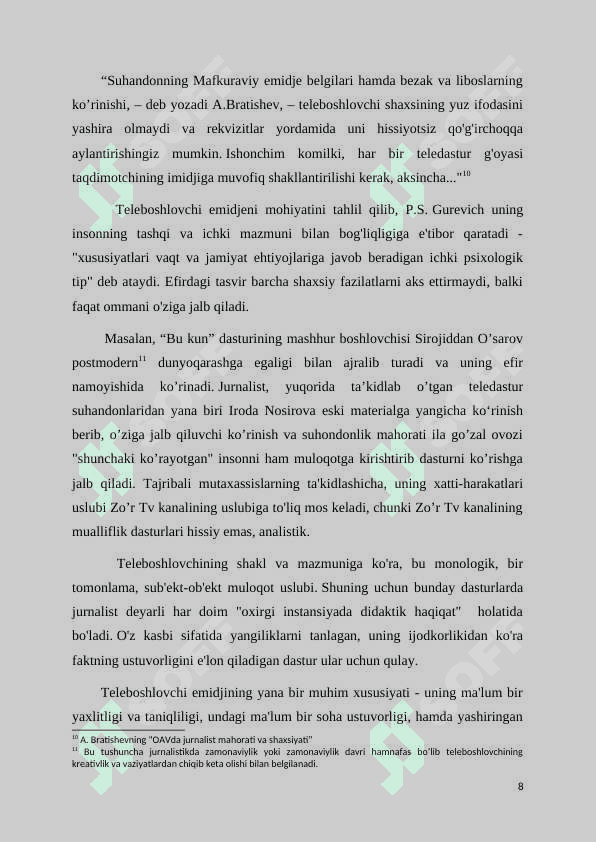 TELEYANGILIKLAR BOSHLOVCHISINING ZAMONAVIY IMIDJI 8