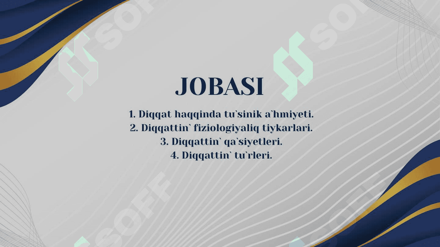 Diqqat ha’m yad psixik process sıpatında 2