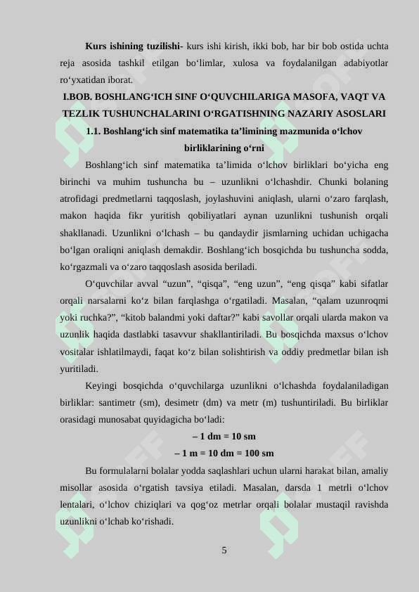 Boshlangich sinf o’quvchilariga masofa, vaqt  va  tezlik  tushunchalarini o’rgatish 5