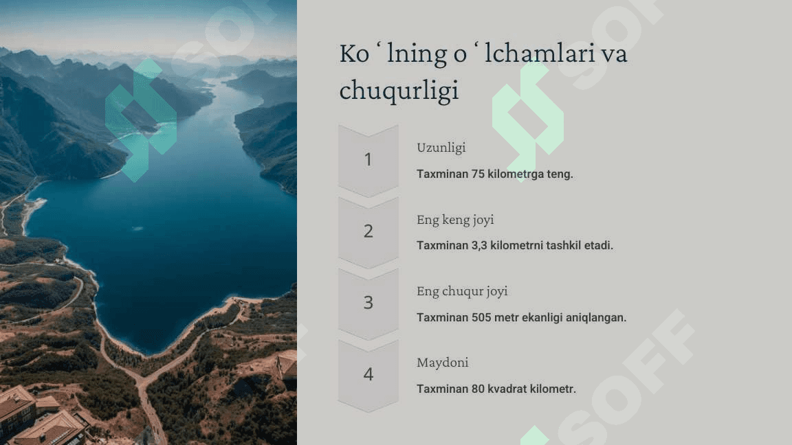 Sarez koli Tabiiy geografik tavsif 8