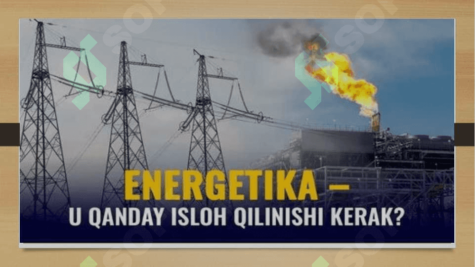 Yoqilg'i - energetika tarmoqlarini joylashtirish. 3