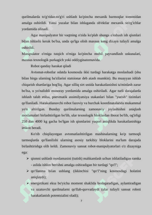 Sanoat robotlarning yuritmalari 7