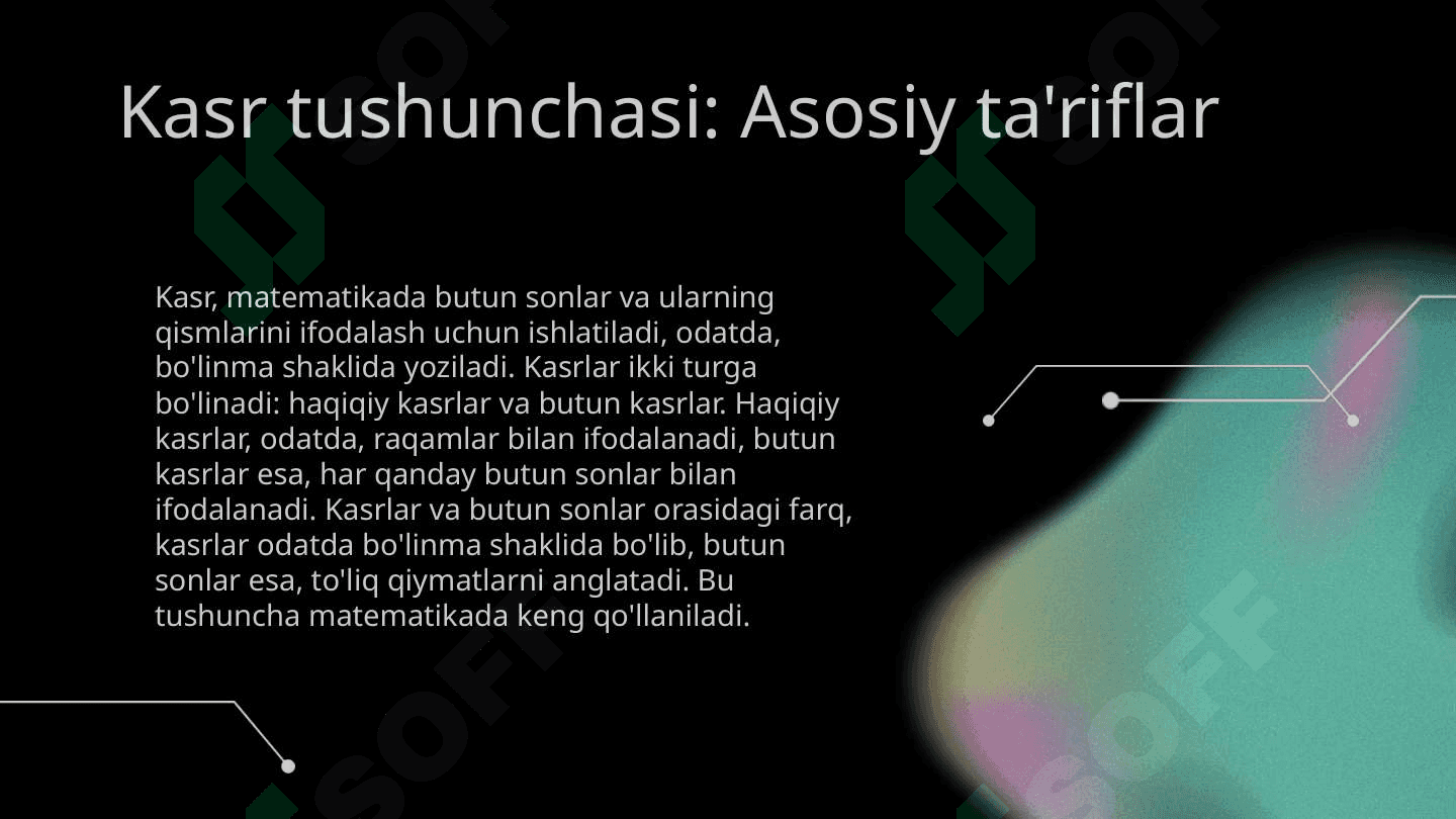 Boshlanĝich sinflarda kasr tushunchasi bilan tanishtirish metodikasi 3