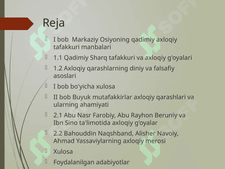 Markaziy Osiyoda yashab ijod etgan buyuk faylasuf, mutafakkirlarning axloqiy qarashlari 2