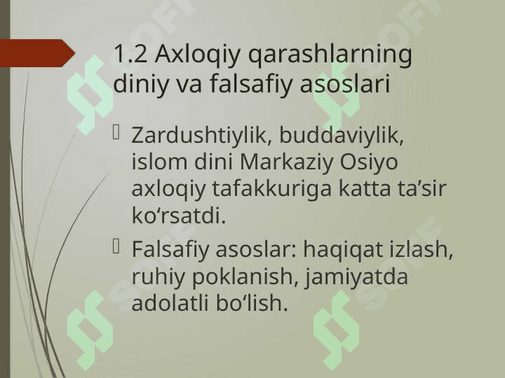 Markaziy Osiyoda yashab ijod etgan buyuk faylasuf, mutafakkirlarning axloqiy qarashlari 5