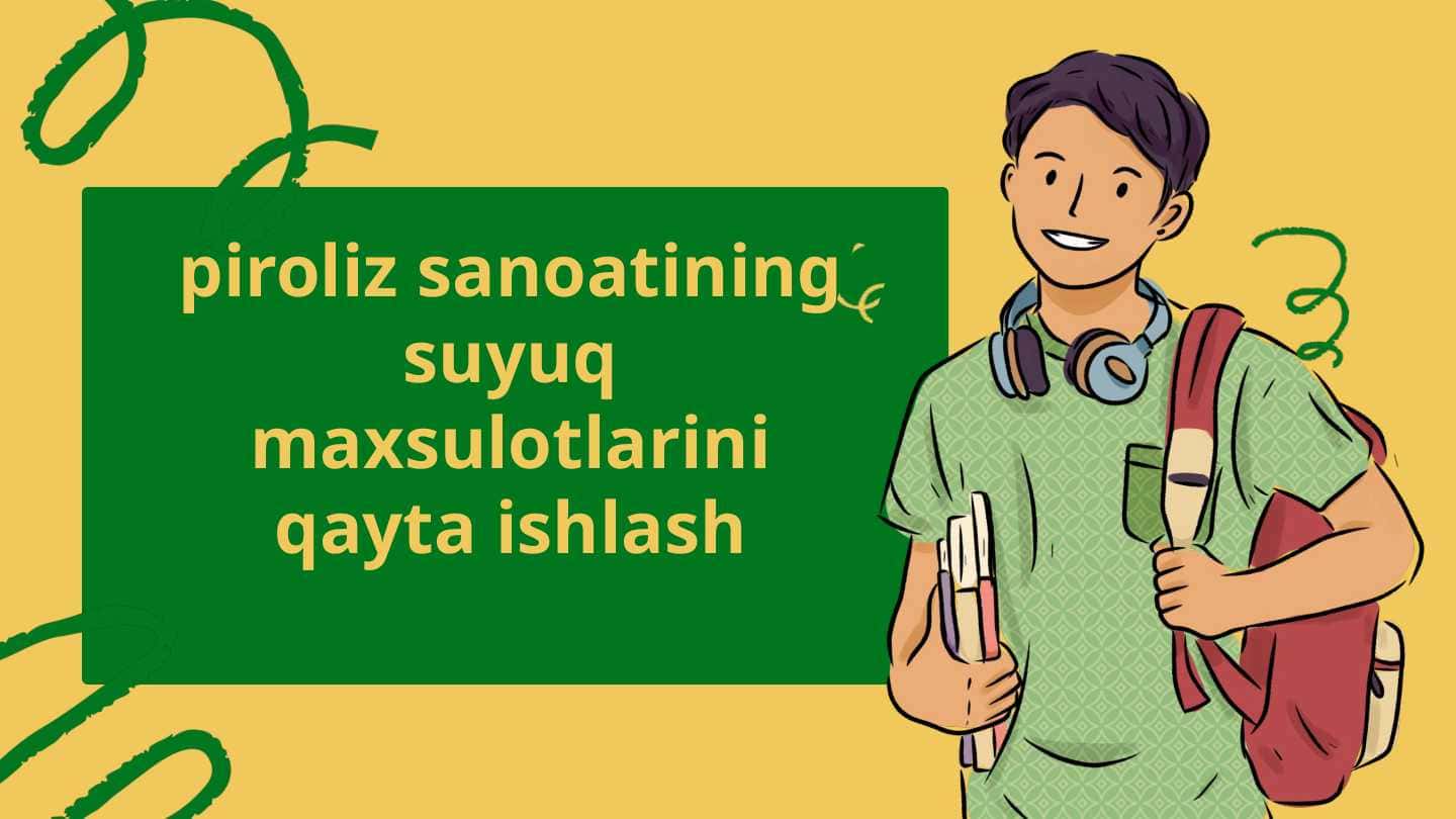 Piroliz suyuq mahsulotlarini qayta ishlash 1