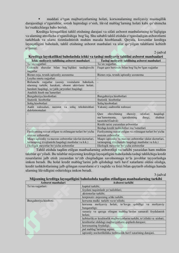 Kreditga layoqatlilik tahlili 3