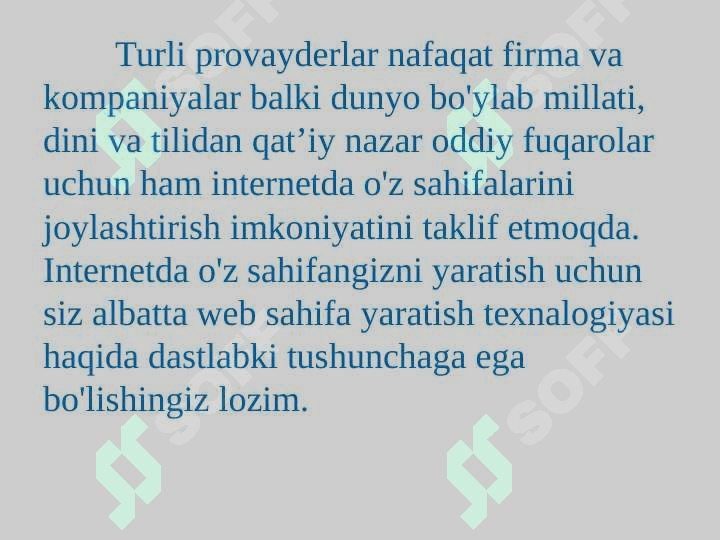 Web sahifa yaratish qo'llanmasi 4
