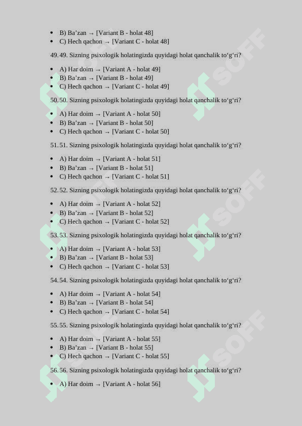 Bilimlarni Baxolash Agentligi 8