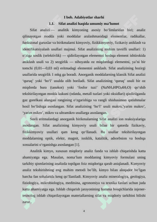 Ajratish va aniqlash metodlari 4