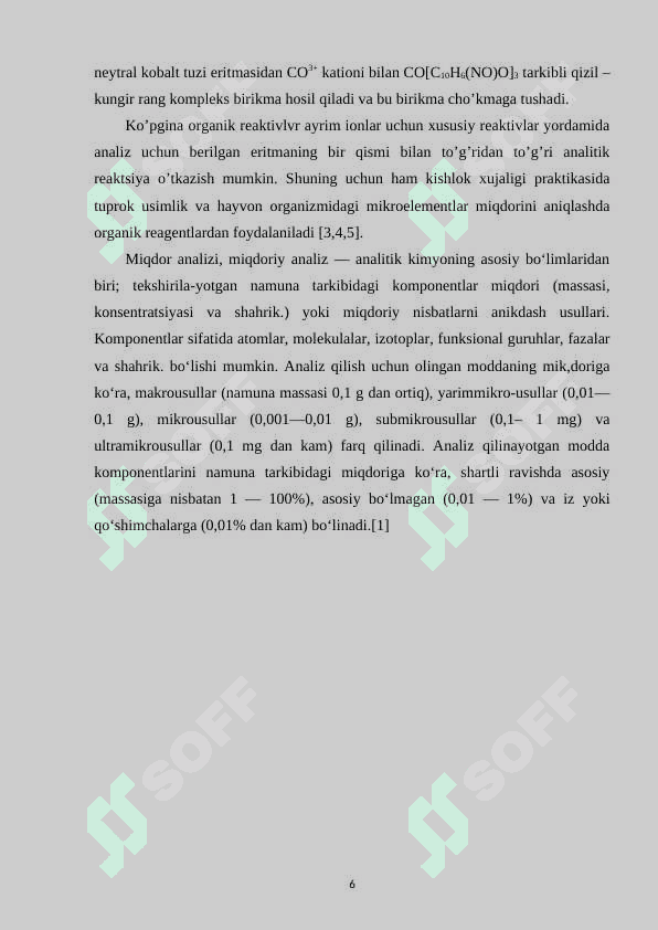Ajratish va aniqlash metodlari 6