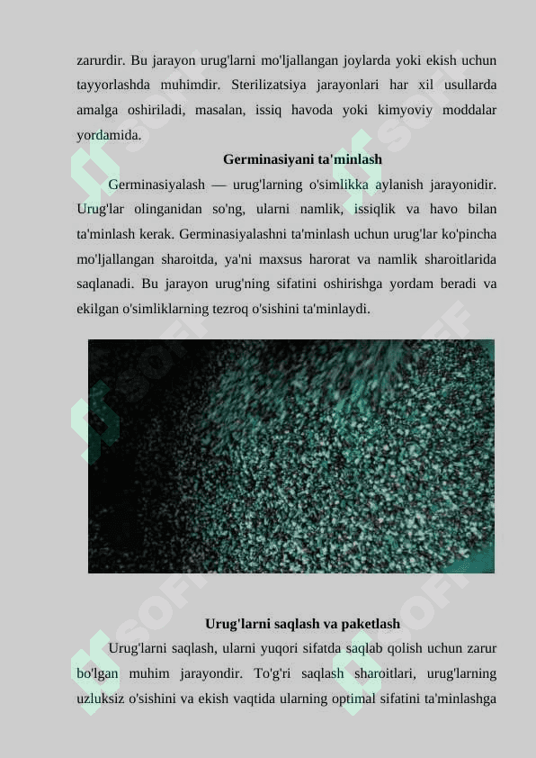 Danakli va danaksiz urug'larni qayta ishlash texnologiyasini o'rganish 3