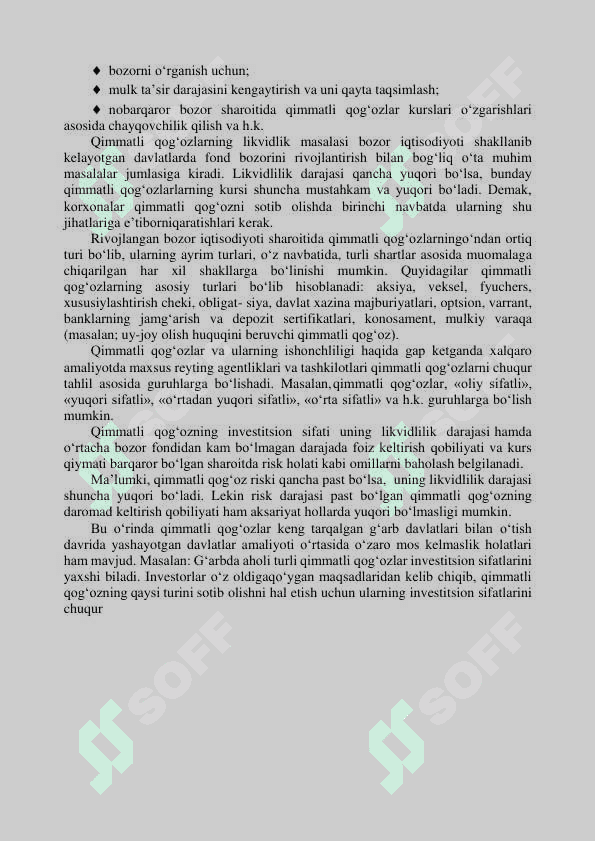 Xo‘jalik yurituvchi subyektlarning qimmatli qog‘ozlar bozoridagi faoliyati tahlili 3