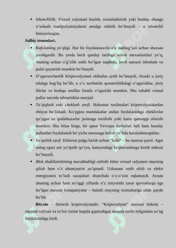 Kriptovalyuta. kazus 5