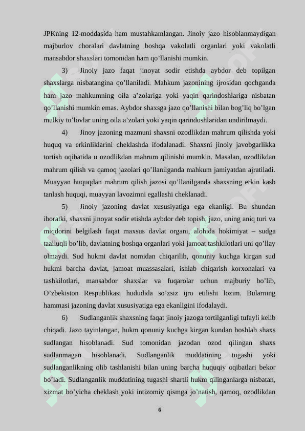 Jazo tayinlashning umumiy asoslari 6