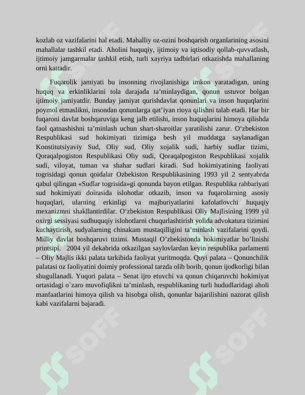 O‘zbekistonda demokratik, fuqarolik jamiyati asoslarining shakllanishi, amalga oshirilgan siyosiy islohotlar 5