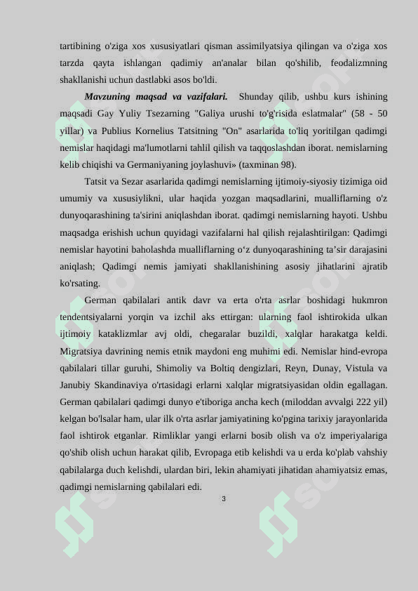 Qadimgi German qabilalari 3