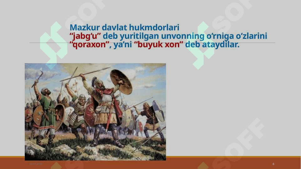 Qoraxoniylar Davlati va Movarounnahr 6