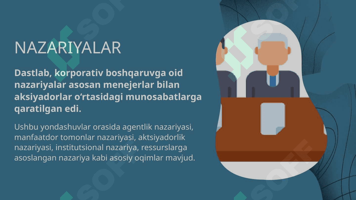 Korporativ Boshqaruvning Nazariyalari 4