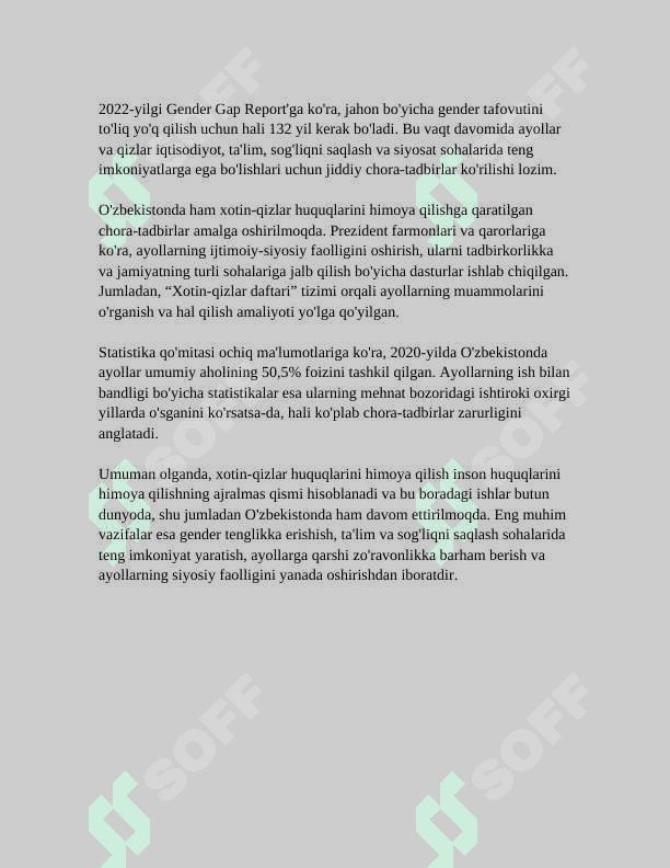 O'zbekistonda xotini-qizlar ijtimoiy-siyosiy faolligini qo'llab-quvvatlash 4