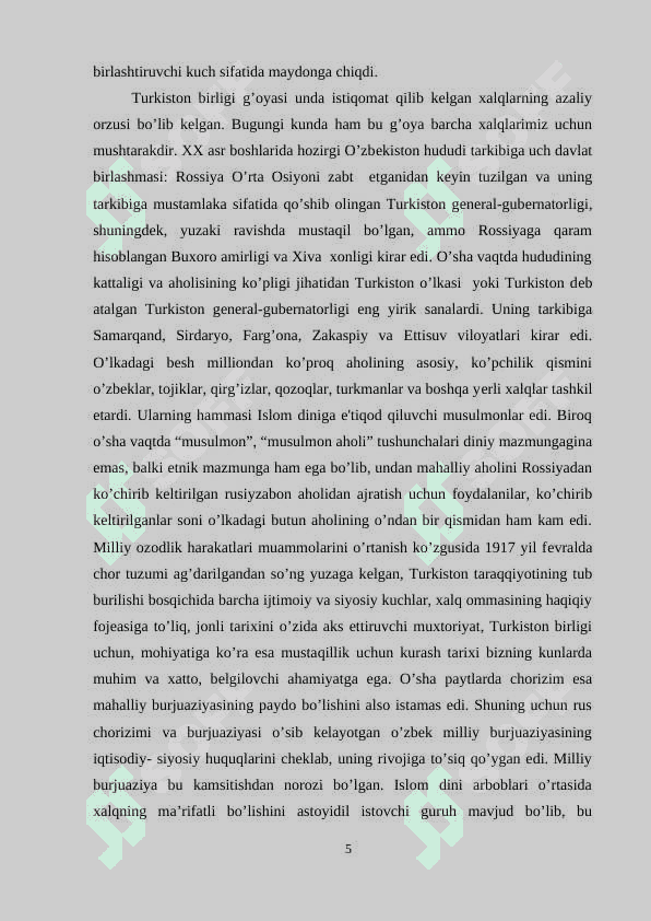 Mustaqillikka erishish arafasida O‘zbekiston Respubliksidagi siyosiy ahvol 5