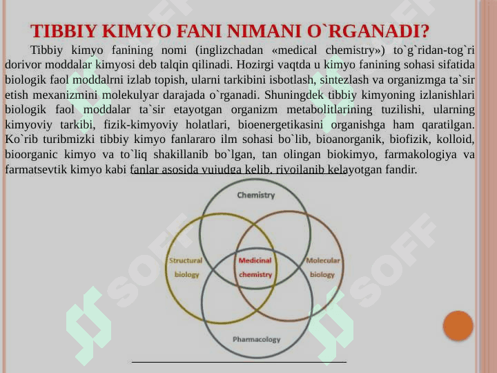Tibbiy kimyoga kirish. Biogen va zaharli (noorganogen) elementlar kimyosi 3