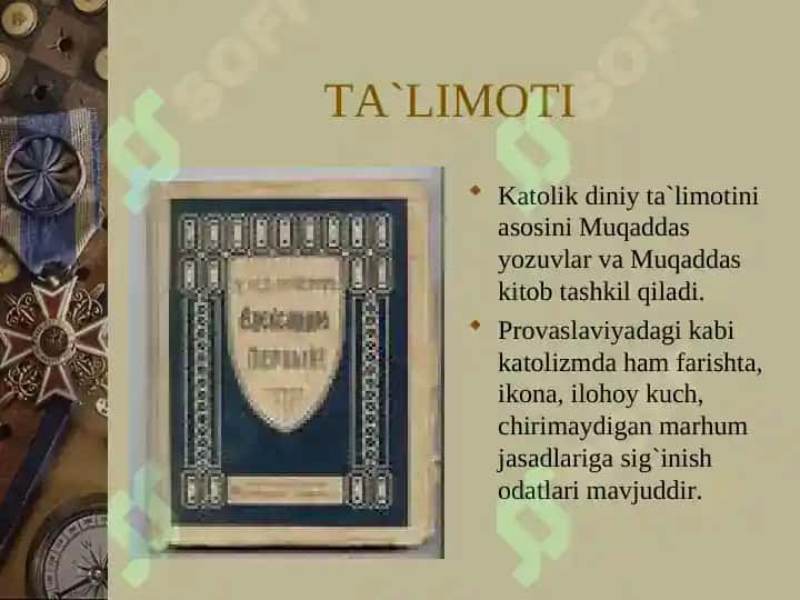 Katolik oqimi haqida ta'limot 3