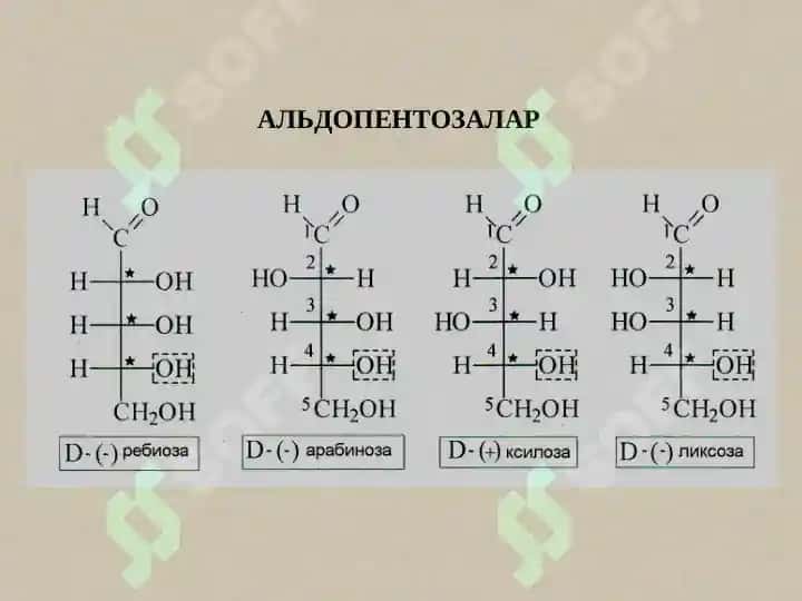 Karbonsuvlar. Monosaxaridlar 7
