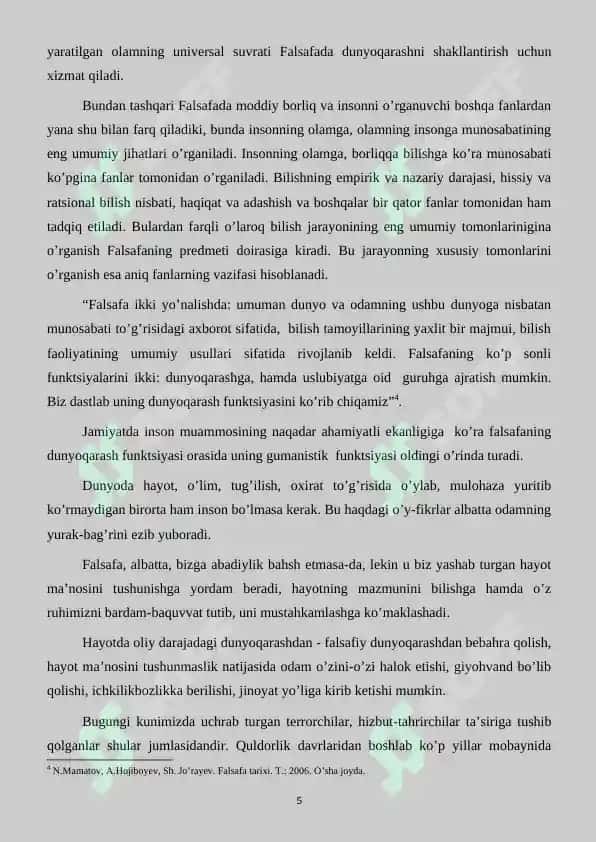 FALSAFA GNOSEOLOGIYASI 5