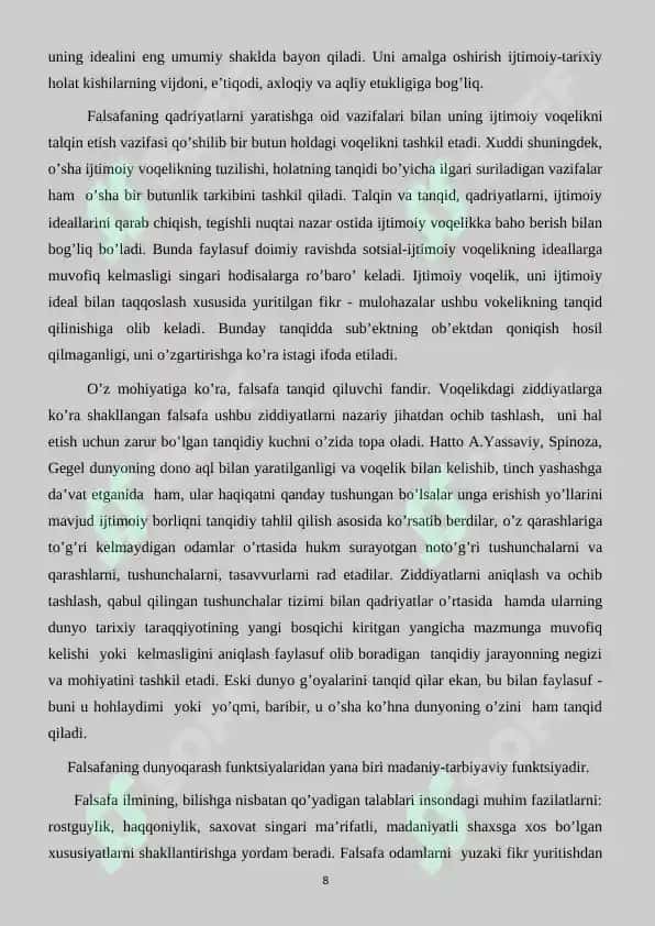FALSAFA GNOSEOLOGIYASI 8