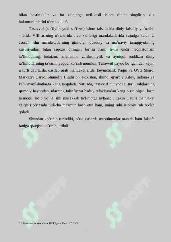 O’RTA  ASRLARDA MUSULMON SHARQ FALSAFASI 3