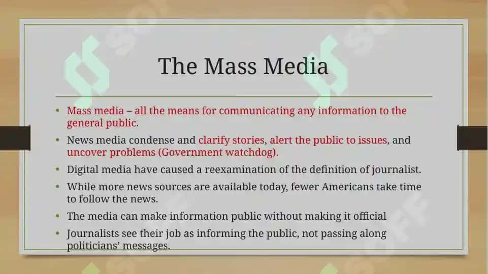 MASS MEDIA AND INTERNET 2