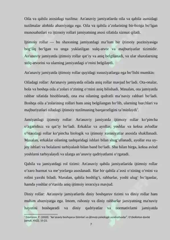 An’anaviy jamiyatlarda ijtimoiy-psixologik boshqaruv usullari 7