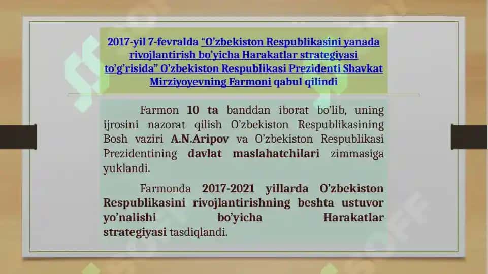 2017-2021 yillarda O‘zbekiston Respublikasini rivojlantirish bo‘yicha Harakatlar strategiyasida ijtimoiy sohani rivojlantirish bo‘yicha vazifalarning belgilanishi 3