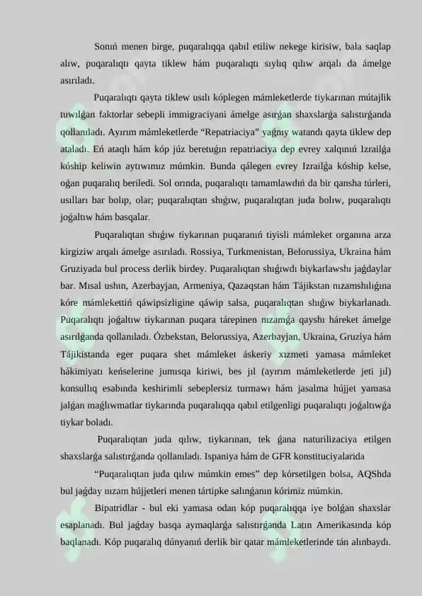 Puqaralıq Huquqi 4