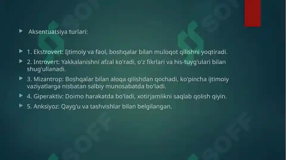XARAKTER AKSENTUATSIYASI 4