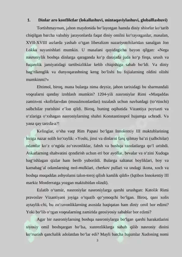 GEOSIYOSATDA DIN OMILI 3