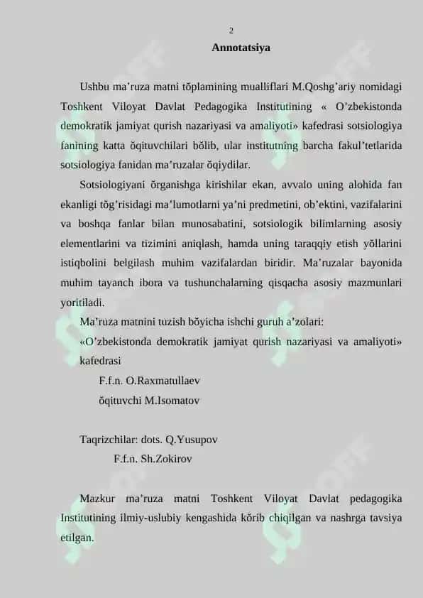 Sotsiologiya 2