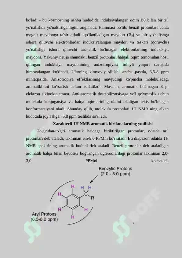 Aromatik birikmalarning IQ spektrlari 3