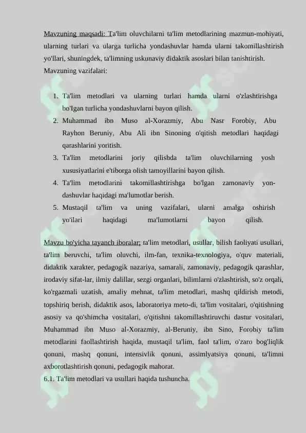 Ta'lim metodlari va vositalari haqida ma'lumot 2